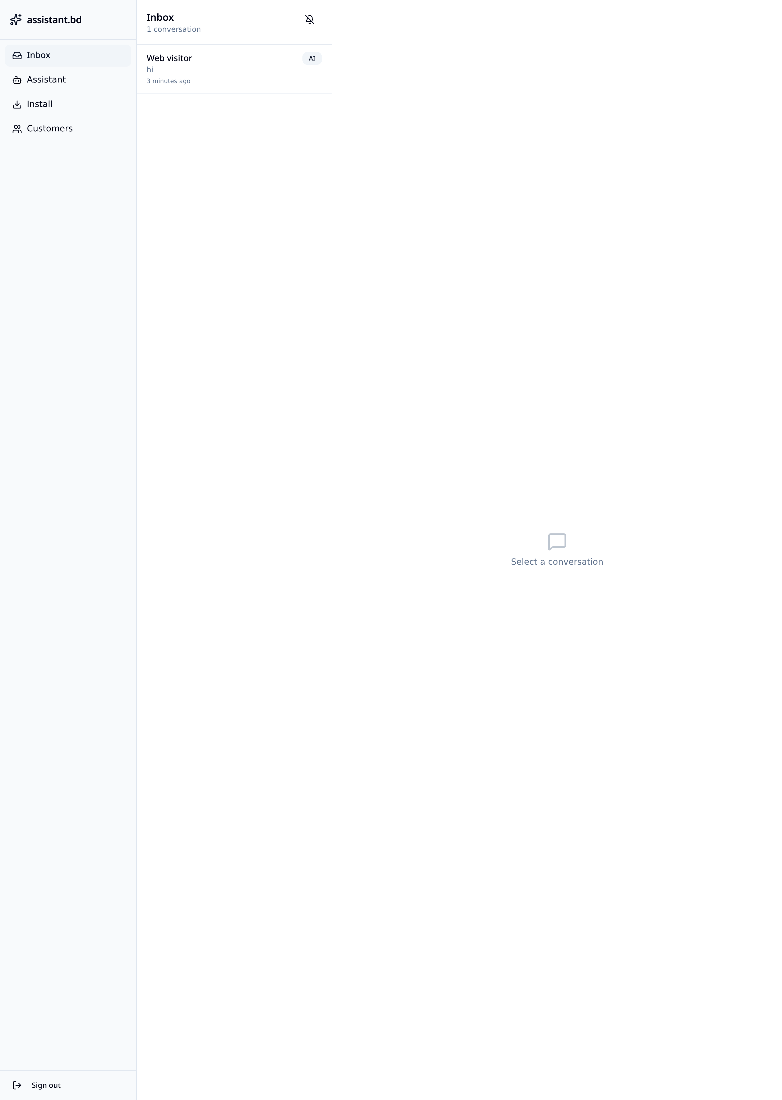 Step 10: Your inbox — take over any chat